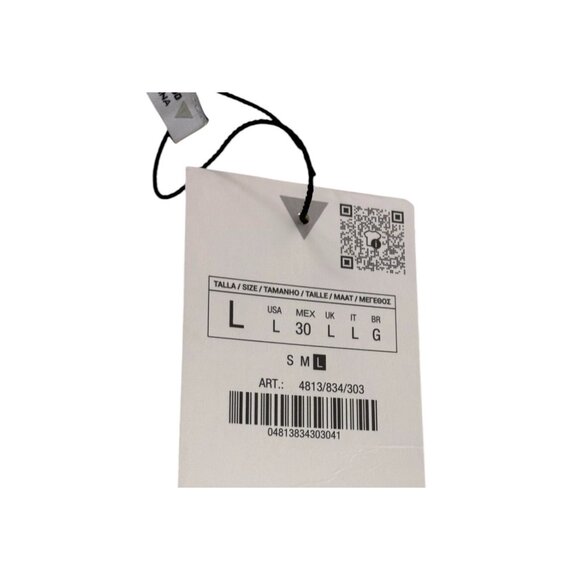 Zara Womens Sequin Camisole Cami Top Camisole Size L Clear 4813/834 NWT - Picture 6 of 12